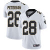 Nike New Orleans Saints #28 Adrian Peterson White Men’s Stitched NFL Vapor Untouchable Limited Jersey