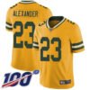 Packers #23 Jaire Alexander Yellow Men’s Stitched Football Limited Rush 100th Season Jersey