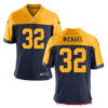 Men’s Green Bay Packers #32 Christine Michael Navy Blue Gold Alternate Stitched NFL Nike Elite Jersey