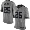 Nike Bills #25 LeSean McCoy Gray Men’s Stitched NFL Limited Gridiron Gray Jersey