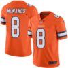 Nike Broncos #8 Brandon McManus Orange Men’s Stitched NFL Limited Rush Jersey