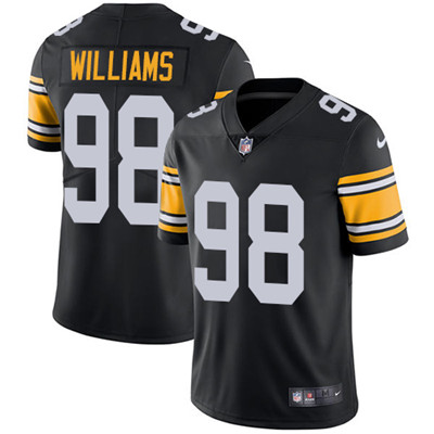 Nike Pittsburgh Steelers #98 Vince Williams Black Alternate Men’s Stitched NFL Vapor Untouchable Limited Jersey