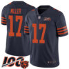 Bears #17 Anthony Miller Navy Blue Alternate Men’s Stitched Football 100th Season Vapor Limited Jersey