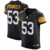 Nike Steelers #53 Maurkice Pouncey Black Alternate Men’s Stitched NFL Vapor Untouchable Elite Jersey