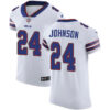 Nike Buffalo Bills #24 Taron Johnson White Men’s Stitched NFL Vapor Untouchable Elite Jersey