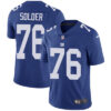 Nike New York Giants #76 Nate Solder Royal Blue Team Color Men’s Stitched NFL Vapor Untouchable Limited Jersey