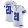 Men’s Dallas Cowboys Ezekiel Elliott Nike White Vapor Untouchable Elite Jersey