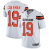 Nike Cleveland Browns #19 Corey Coleman White Men’s Stitched NFL Vapor Untouchable Limited Jersey