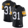 Steelers #31 Justin Layne Black Alternate Men’s Stitched Football Vapor Untouchable Limited Jersey