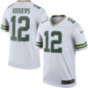 Men’s Green Bay Packers #12 Aaron Rodgers Nike White Color Rush Legend Jersey