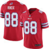 Bills #88 Dawson Knox Red Men’s Stitched Football Limited Rush Jersey