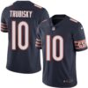 Nike Bears #10 Mitchell Trubisky Navy Blue Team Color Men’s Stitched NFL Vapor Untouchable Limited Jersey
