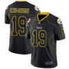 Nike Pittsburgh Steelers #19 JuJu Smith-Schuster Lights Out Black Men’s Stitched NFL Limited Rush Jersey