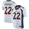 Nike Denver Broncos #22 C.J. Anderson White Men’s Stitched NFL Vapor Untouchable Limited Jersey
