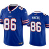 Men’s Buffalo Bills #86 Dalton Kincaid Blue 2023 Draft Vapor Untouchable Limited Stitched Football Jersey