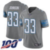 Lions #33 Kerryon Johnson Gray Men’s Stitched Football Limited Rush 100th Season Jersey
