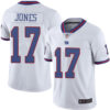 Giants #17 Daniel Jones White Men’s Stitched Football Limited Rush Jersey