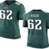 Men’s Philadelphia Eagles #62 Jason Kelce NEW Midnight Green Team Color Stitched NFL Nike Elite Jersey