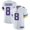 Nike Minnesota Vikings #8 Kirk Cousins White Men’s Stitched NFL Vapor Untouchable Limited Jersey