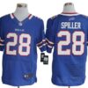 Size 60 4XL-C.J. Spiller Buffalo Bills #28 Royal Blue Stitched Nike Elite NFL Jerseys