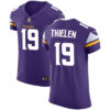 Men’s Nike Minnesota Vikings #19 Adam Thielen Purple Team Color Stitched NFL Vapor Untouchable Elite Jersey