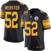 Men’s Pittsburgh Steelers #52 Mike Webster Retired Black 2016 Color Rush Stitched NFL Nike Limited Jersey