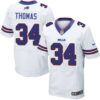 Men’s Buffalo Bills #34 Thurman Thomas 2013 Nike White Elite Jersey