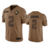 Men’s Cleveland Browns #2 Amari Cooper 2023 Brown Salute To Service Limited Football Stitched Jersey