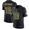 Nike Pittsburgh Steelers #19 JuJu Smith-Schuster Black Men’s Stitched NFL Limited Rush Impact Jersey