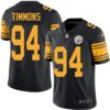 Nike Steelers #94 Lawrence Timmons Black Men’s Stitched NFL Limited Rush Jersey