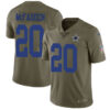 Nike Dallas Cowboys #20 Darren McFadden Olive Men’s Stitched NFL Limited 2017 Salute To Service Jersey