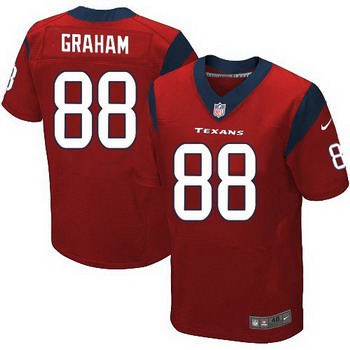 Men’s Houston Texans #88 Garrett Graham Red Alternate NFL Nike Elite Jersey