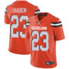 Nike Cleveland Browns #23 Joe Haden Orange Alternate Men’s Stitched NFL Vapor Untouchable Limited Jersey