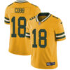 Nike Green Bay Packers #18 Randall Cobb Yellow Men’s Stitched NFL Limited Rush Jersey