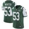 Nike New York Jets #53 Kevin Minter Green Team Color Men’s Stitched NFL Vapor Untouchable Limited Jersey