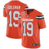 Nike Cleveland Browns #19 Corey Coleman Orange Alternate Men’s Stitched NFL Vapor Untouchable Limited Jersey