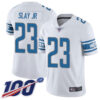 Lions #23 Darius Slay Jr White Men’s Stitched Football 100th Season Vapor Limited Jersey
