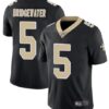 Nike Saints 5 Teddy Bridgewater Black Vapor Untouchable Limited Jesey