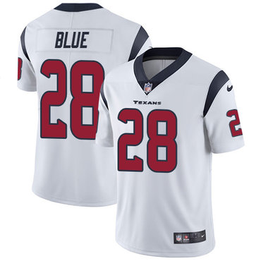 Nike Houston Texans #28 Alfred Blue White Men’s Stitched NFL Vapor Untouchable Limited Jersey