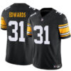 Men’s Pittsburgh Steelers #31 Daijun Edwards Black 2024 F.U.S.E. Alternate Vapor Untouchable Limited Football Stitched Jersey