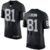 Men’s Oakland Raiders #81 Tim Brown NEW Black Stitched NFL Retired Player Nike Elite Jersey