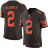 Men’s Cleveland Browns #2 Patrick Murray Brown 2016 Color Rush Stitched NFL Nike Limited Jersey