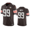 Men’s Cleveland Browns #99 Za’Darius Smith Brown 2023 F.U.S.E. With Jim Brown Memorial Patch Vapor Untouchable Limited Football Stitched Jersey