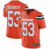 Nike Browns #53 Joe Schobert Orange Alternate Men’s Stitched NFL Vapor Untouchable Limited Jersey