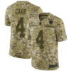 Nike Raiders #4 Derek Carr Camo Men’s Stitched NFL Limited 2018 Salute To Service Jersey