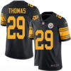 Men’s Pittsburgh Steelers #29 Shamarko Thomas Black 2016 Color Rush Stitched NFL Nike Limited Jersey