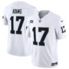 Men’s Las Vegas Raiders #17 Davante Adams White 2023 F.U.S.E With C Patch Vapor Untouchable Football Stitched Jersey