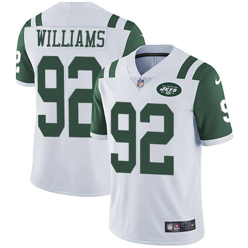 Nike New York Jets #92 Leonard Williams White Men’s Stitched NFL Vapor Untouchable Limited Jersey