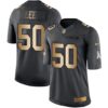 Nike Cowboys #50 Sean Lee Black Men’s Stitched NFL Limited Gold Salute To Service Jersey