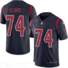Men’s Houston Texans #74 Chris Clark Navy Blue 2016 Color Rush Stitched NFL Nike Limited Jersey